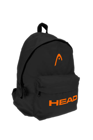 Rucksack Schwarz mit Fronttasche Kopf HBK050-910