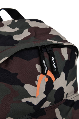 Zaino multicolore camouflage con tasca frontale Head HBK050-V12