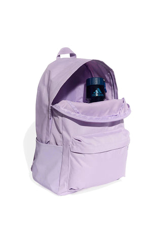 Adidas CLSC BARS BP lila Rucksack mit geräumiger Vordertasche