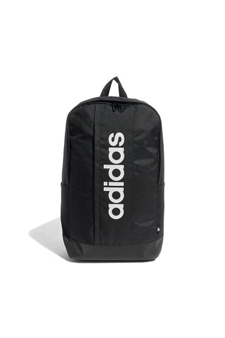 Zaino nero Adidas Linear Backpack con stampa verticale