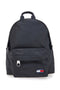 Zaino nero in tessuto con logo Tommy Daily Backpack