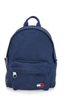 Zaino blu in tessuto con logo Tommy Daily Backpack