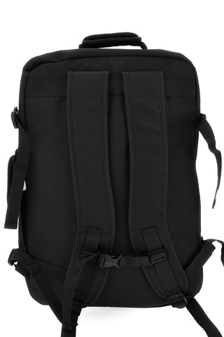 Zaino nero da viaggio con spallacci imbottiti Indigeno PITTBAC002-A