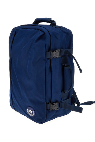 Blauer Rucksack mit verstellbaren Schulterriemen und mehreren Taschen Indigenous metropolitan MAX PITTBAC003-B