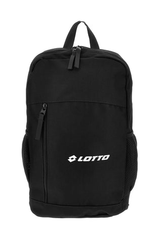 Zaino nero con tasca frontale Lotto LTT437