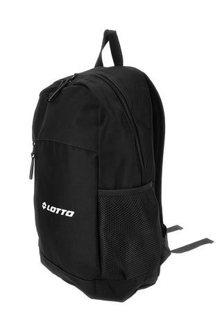 Zaino nero con tasca frontale Lotto LTT437