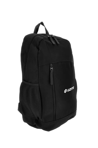 Zaino nero con tasca frontale Lotto LTT437