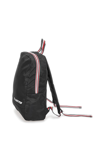 Schwarzer Rucksack mit seitlichem Reißverschluss Lotto LTT438