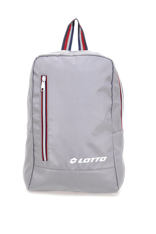 Zaino Grigio con Zip Laterale Lotto LTT438