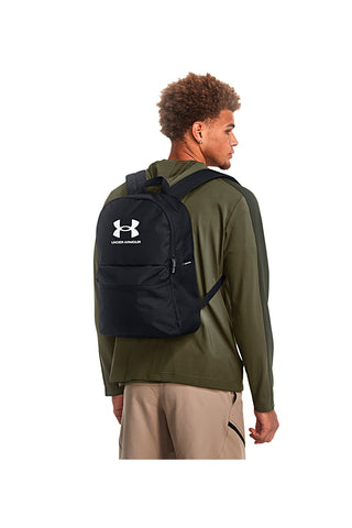 Zaino nero con logo bianco Under armour 1380476-002