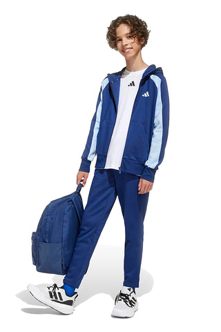 Zaino Blu Navy Minimal con Logo Adidas Classic 3 Bar Logo