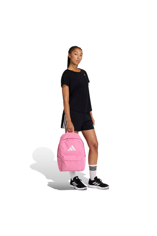 Zaino rosa con tasca frontale Adidas CLSC BARS BP
