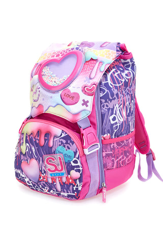 Seven Big Sphere – Erweiterbarer, mehrfarbiger Rucksack mit Kugeleffekt