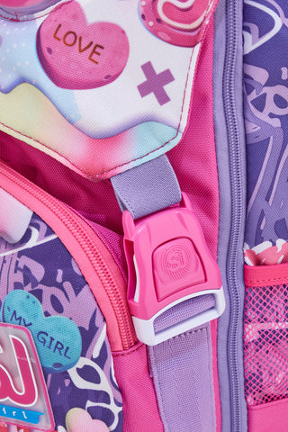 Seven Big Sphere – Erweiterbarer, mehrfarbiger Rucksack mit Kugeleffekt