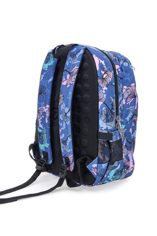 Zaino blu con fantasia floreale Seven Freeth