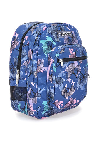 Seven Freeth Rucksack mit Blumenmuster, Blau