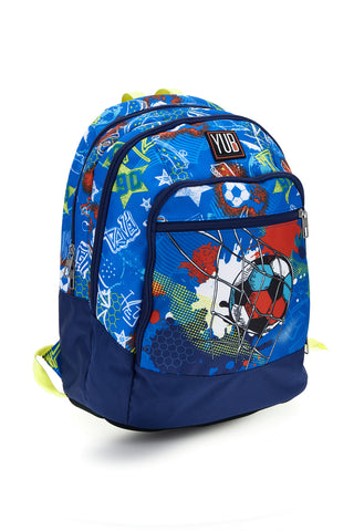 Zaino trolley blu con con ruote da 65 mm Seven 3WDFAAA