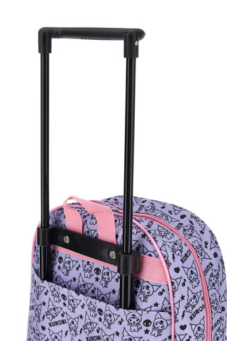Lila Trolley-Rucksack mit Kuromi – Kuromi Trolley