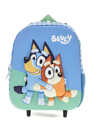 Zaino celeste con Bingo Bluey Trolley