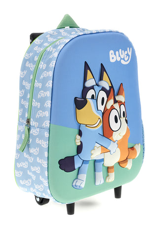 Zaino celeste con Bingo Bluey Trolley