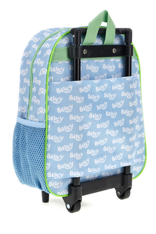 Zaino celeste con Bingo Bluey Trolley