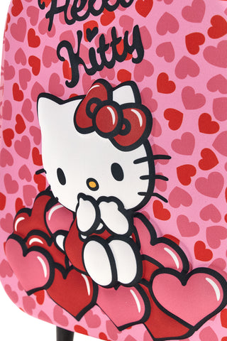 Zaino trolley rosa con cuori Hello kitty Trolley