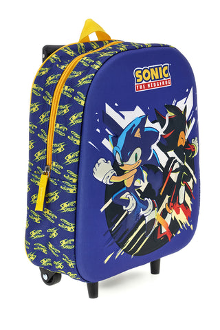 Zaino trolley blu con Sonic e Shadow Sonic Trolley
