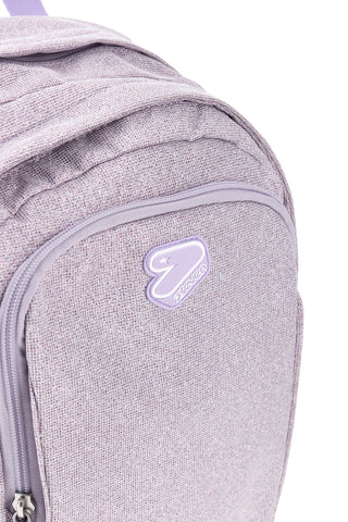Zaino grigio glitter con Shiny tech Seven Shiny Tech