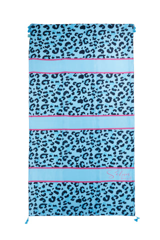 Selun Strandtuch Tier blau 261006