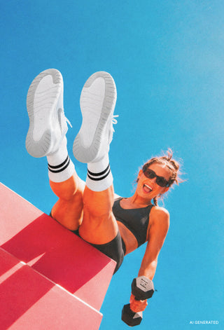 Schuhe und Sportbekleidung